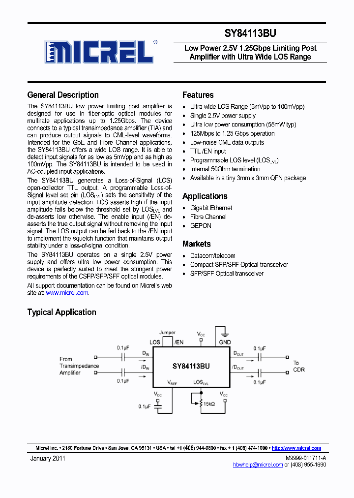 SY84113BUMG_5057666.PDF Datasheet