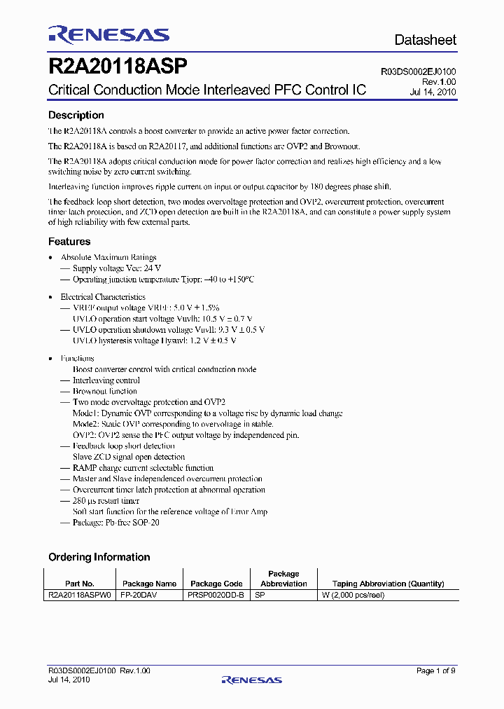 R2A20118ASP_5058286.PDF Datasheet
