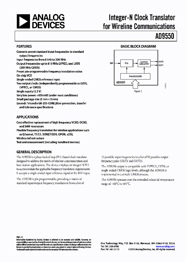 AD9550_5058308.PDF Datasheet