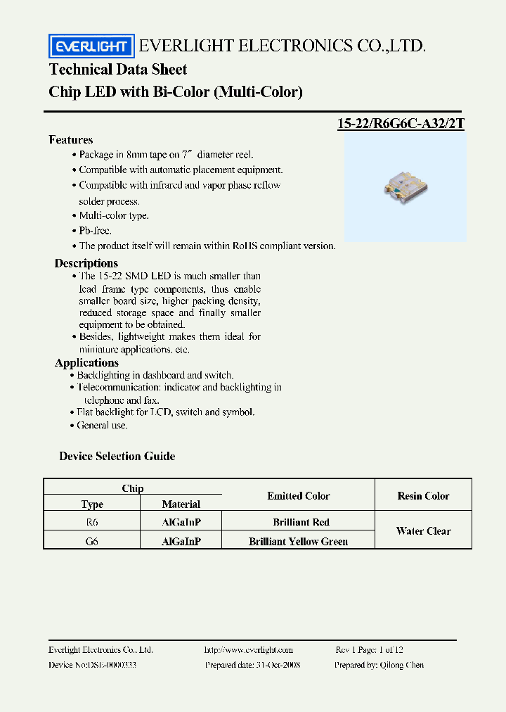 15-22-R6G6C-A32-2T_5058614.PDF Datasheet