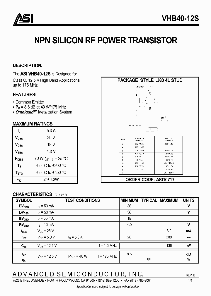 VHB40-12S07_5058994.PDF Datasheet