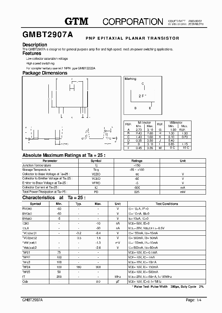 GMBT2907A_5059116.PDF Datasheet