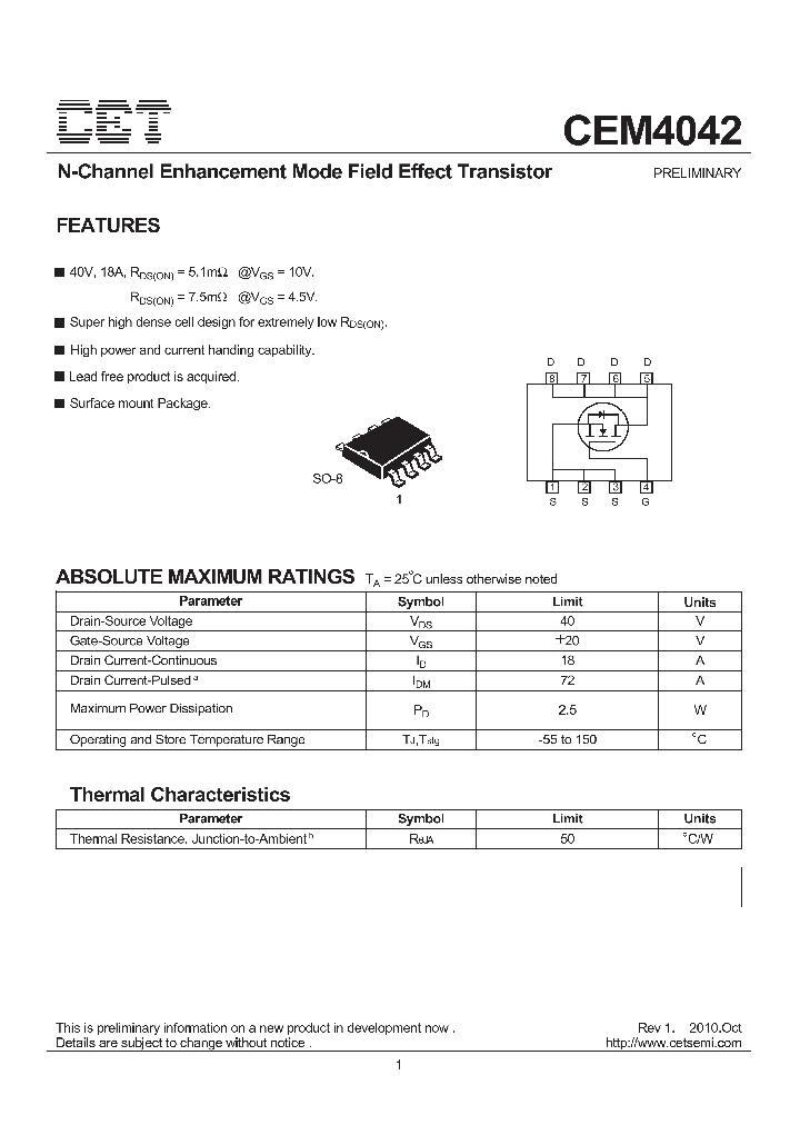 CEM4042_5059145.PDF Datasheet