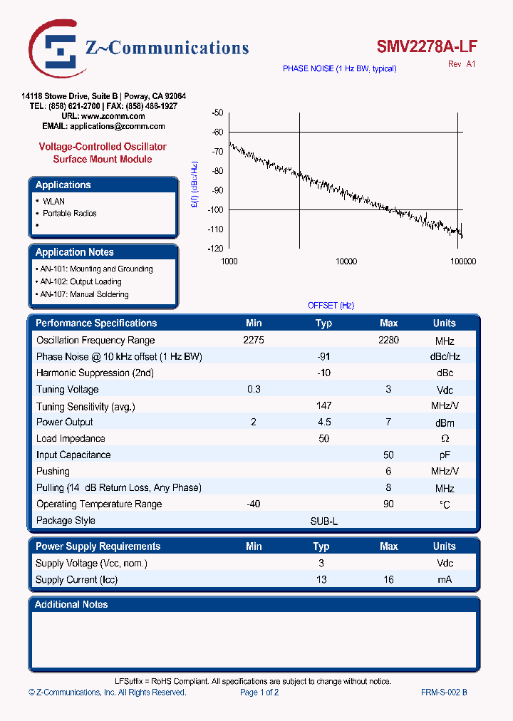 SMV2278A-LF_5059629.PDF Datasheet