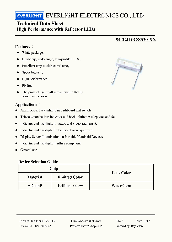 94-22UYC_5059731.PDF Datasheet