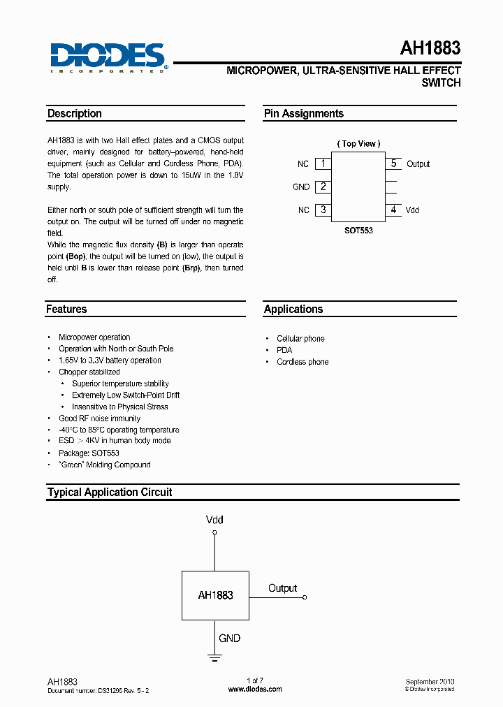 AH1883_5060443.PDF Datasheet