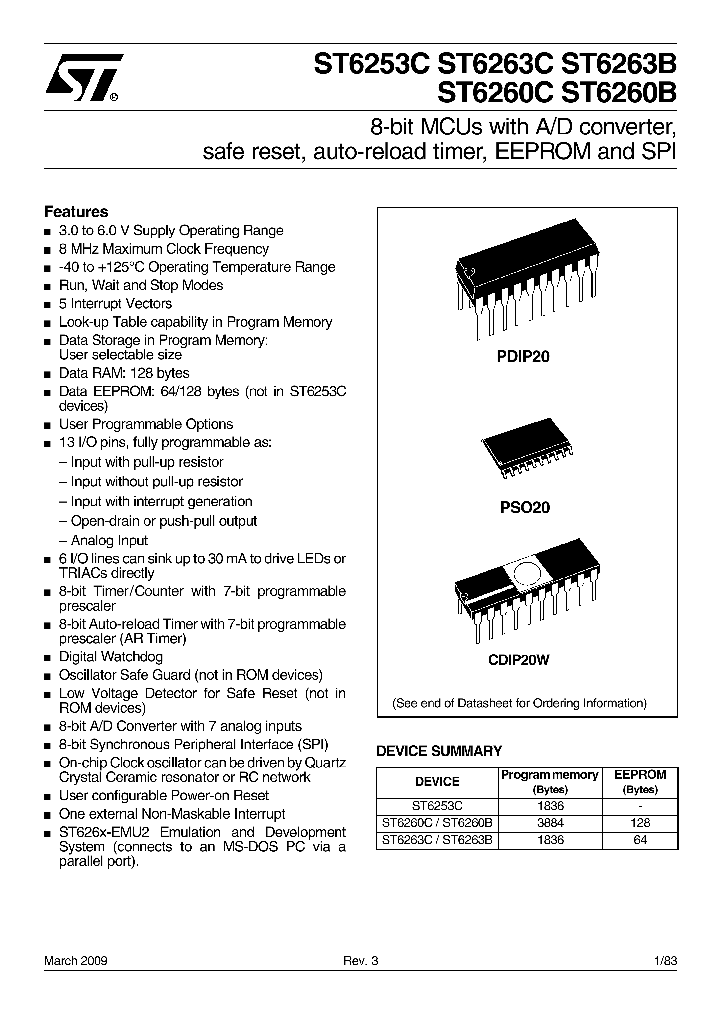 ST62T60CB3_5060745.PDF Datasheet
