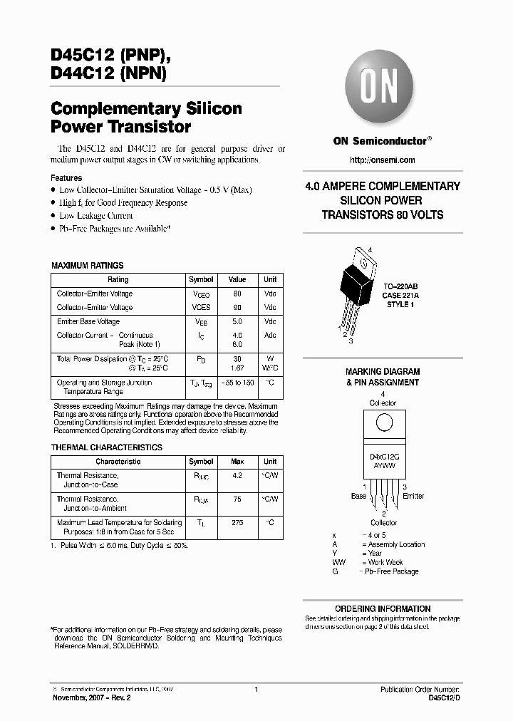 D45C12G_5061275.PDF Datasheet