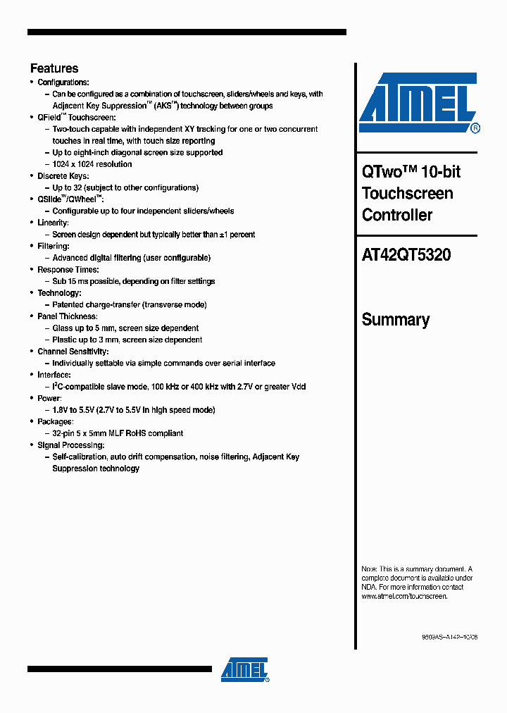 AT42QT5320_5061334.PDF Datasheet
