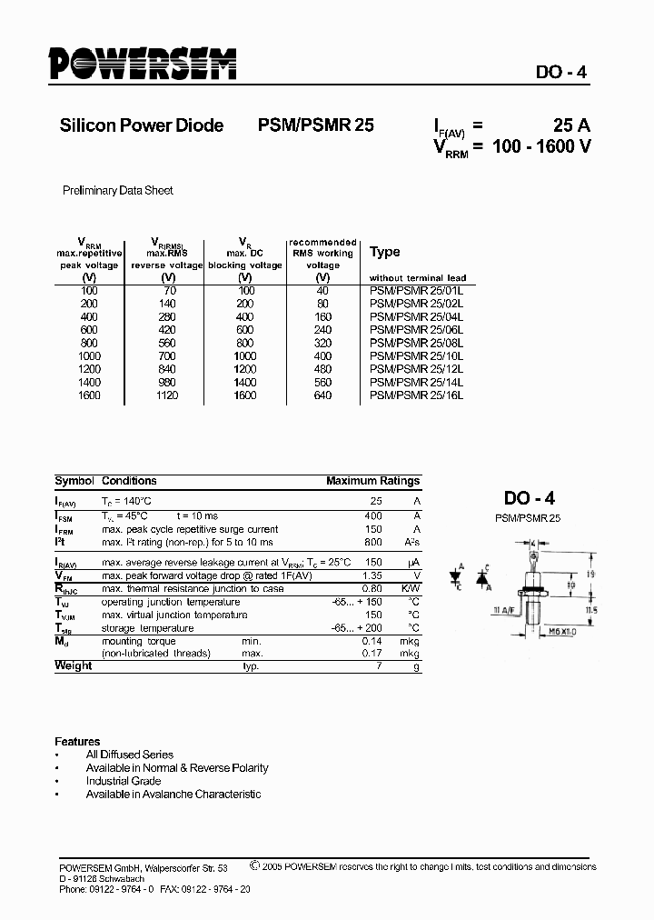 PSMR25_5061526.PDF Datasheet