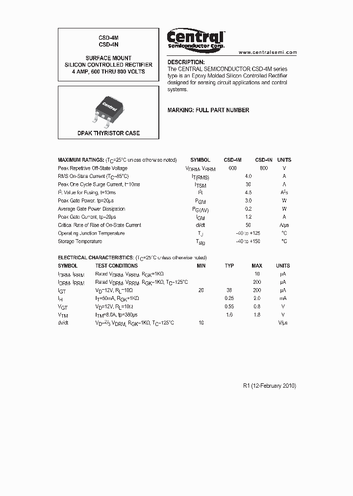 CSD-4M10_5062376.PDF Datasheet