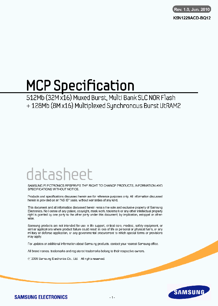 K5N1229ACD-BQ12_5062421.PDF Datasheet