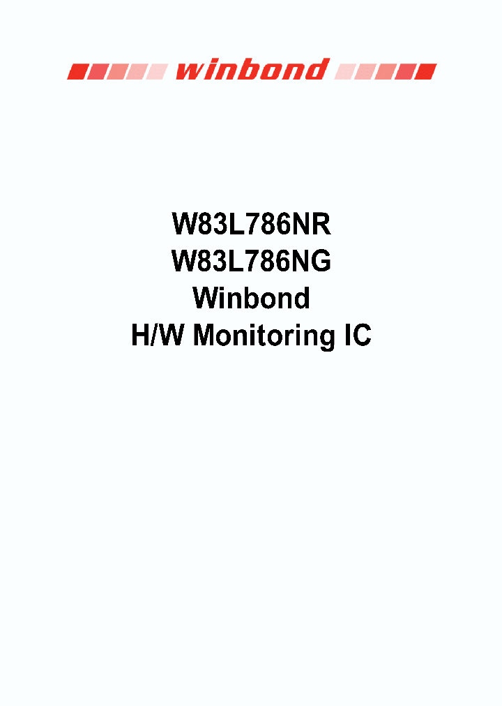 W83L786NG_5062986.PDF Datasheet