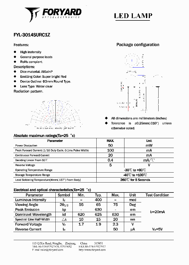 FYL-3014SURC1Z_5063170.PDF Datasheet