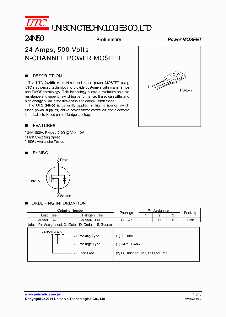 24N50L-T47-T_5063469.PDF Datasheet