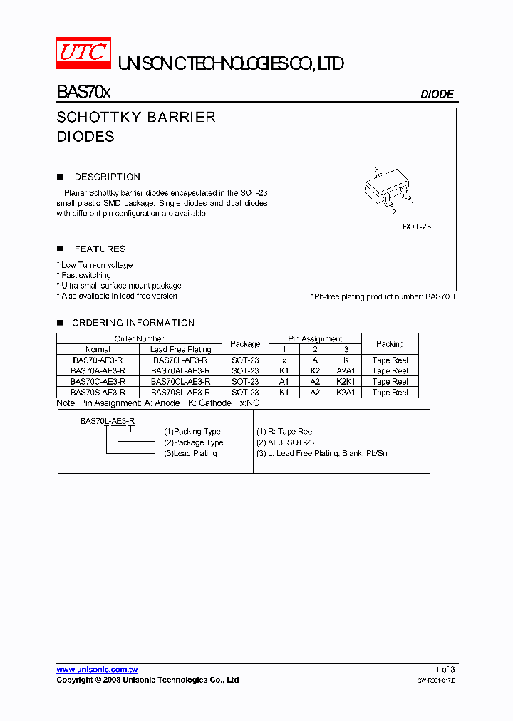 BAS70S-AE3-R_5064040.PDF Datasheet