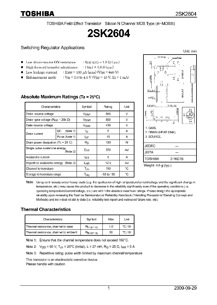 2SK2604_5064061.PDF Datasheet