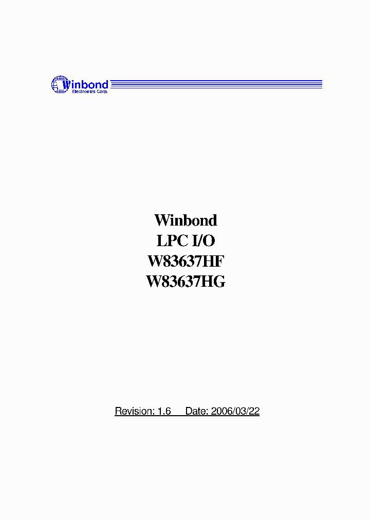 W83637HF06_5064086.PDF Datasheet