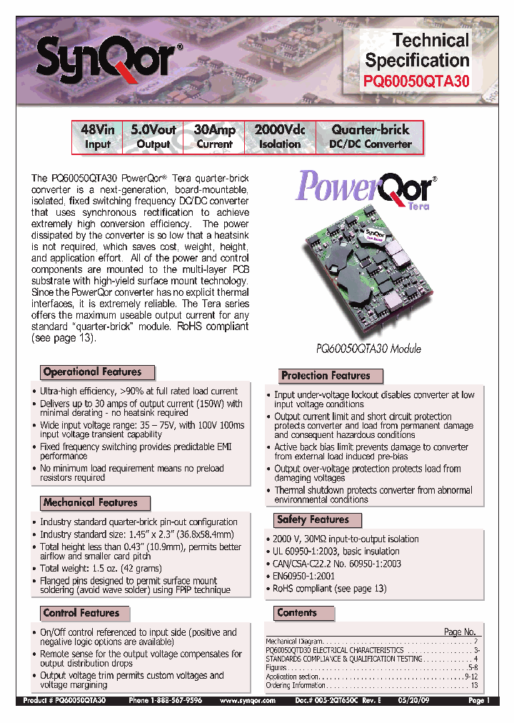 PQ60050QTA30_5064255.PDF Datasheet