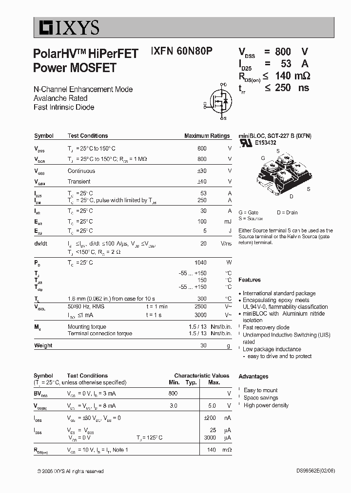 IXFN60N80P_5064466.PDF Datasheet