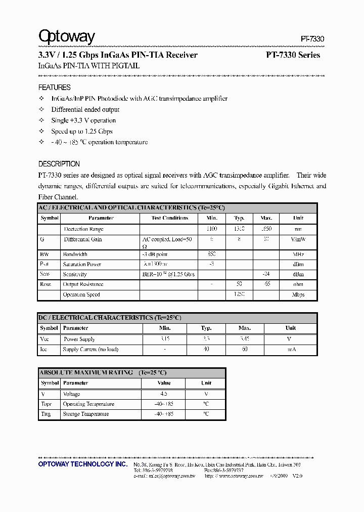PT-7330-SA_5064662.PDF Datasheet