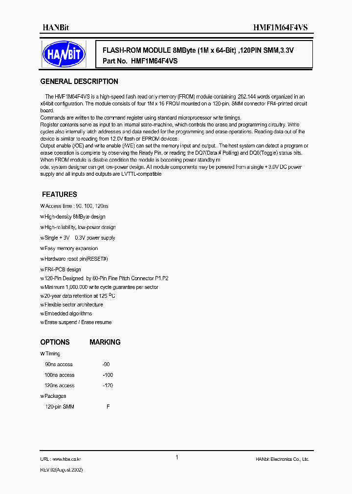 HMF1M64F4VS-100_5064756.PDF Datasheet
