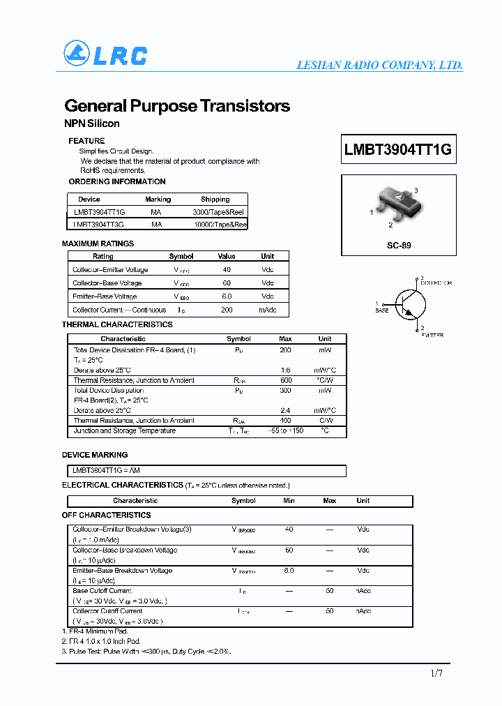 LMBT3904TT1G_5064791.PDF Datasheet