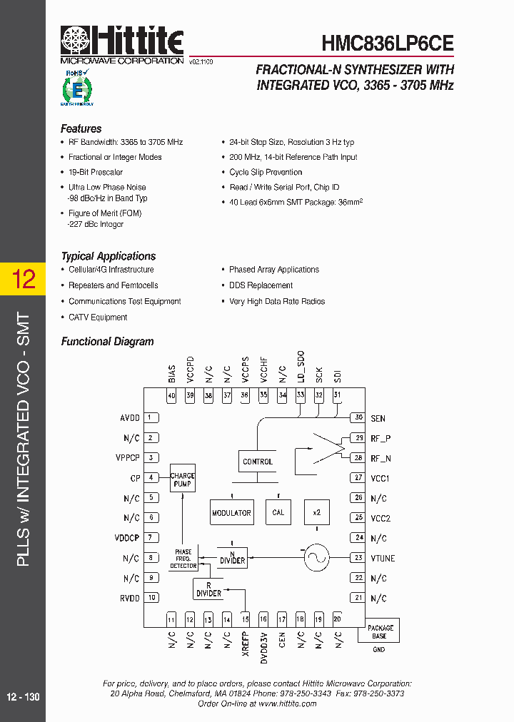 HMC836LP6CE_5064878.PDF Datasheet