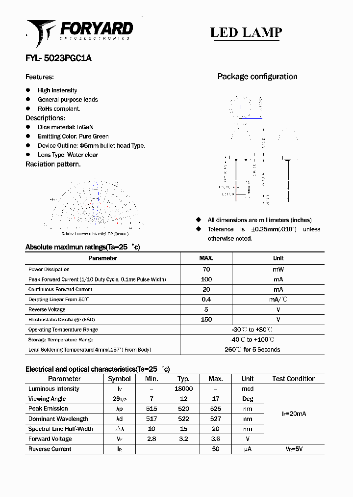 FYL-5023PGC1A_5065754.PDF Datasheet