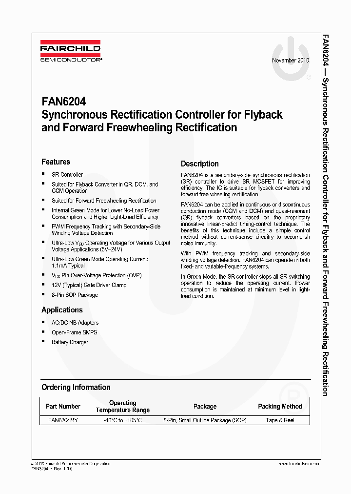 FAN6204_5066608.PDF Datasheet