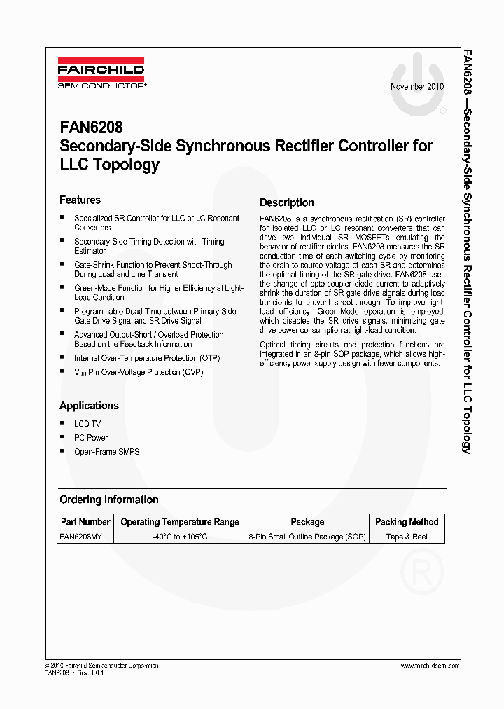 FAN6208_5066613.PDF Datasheet