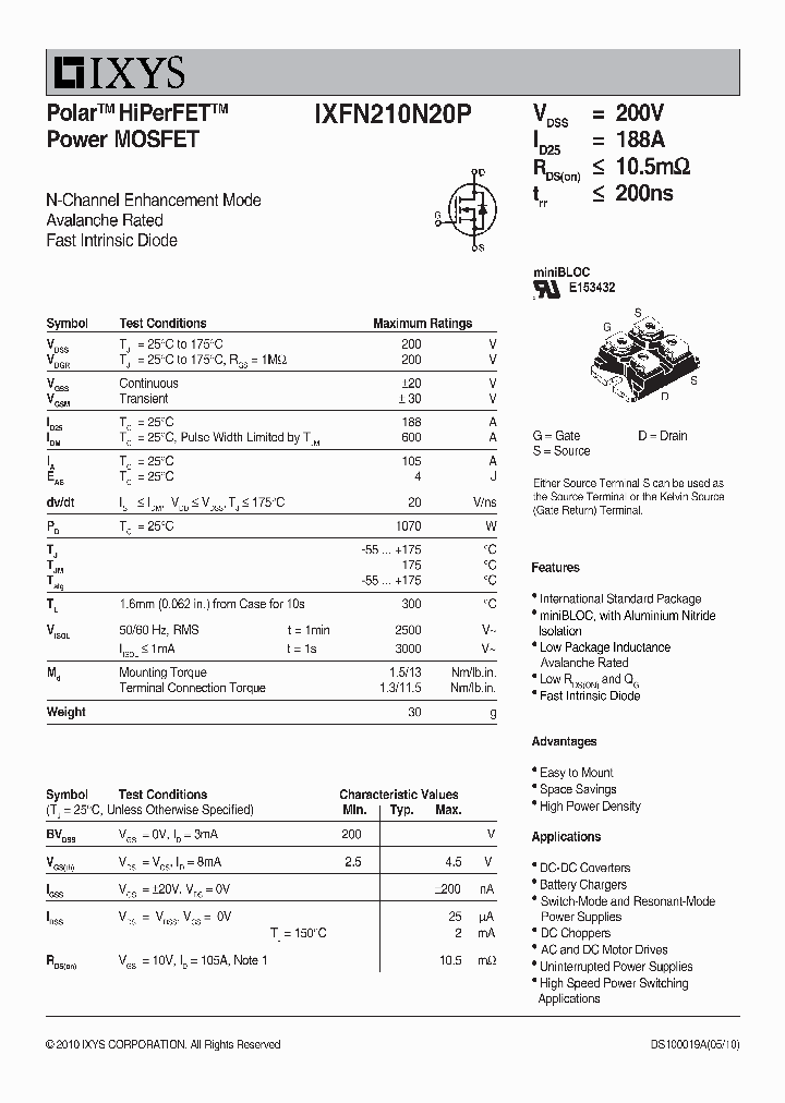 IXFN210N20P_5067749.PDF Datasheet