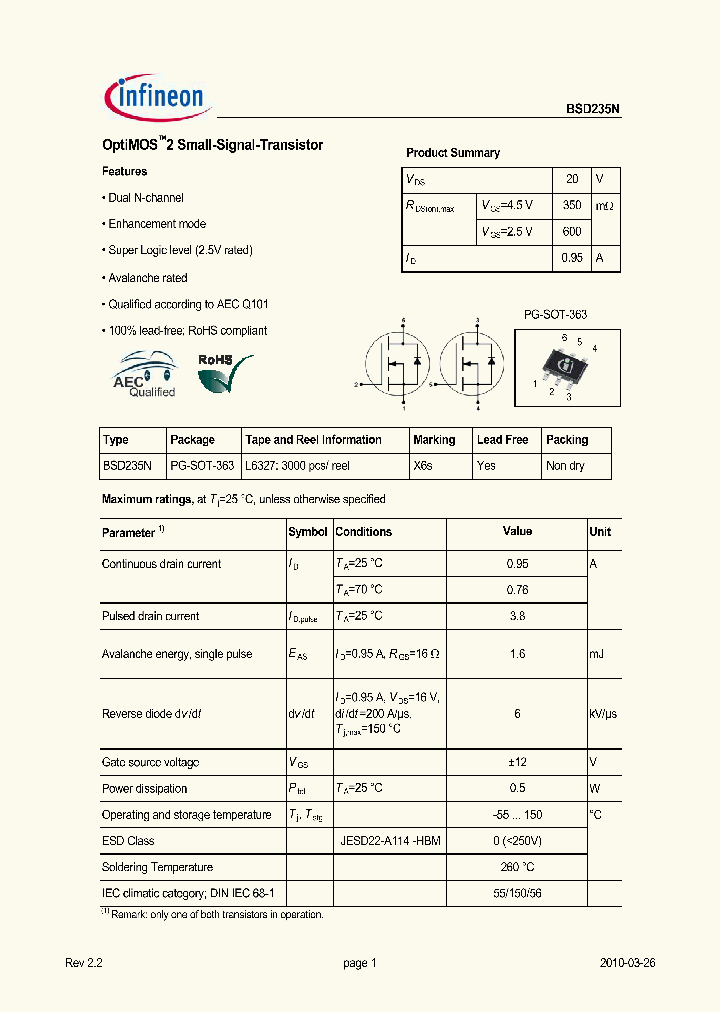 BSD235N_5067794.PDF Datasheet