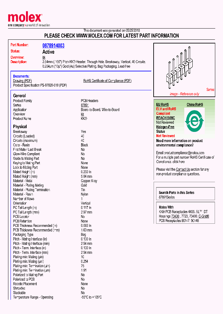 87891-4003_5067819.PDF Datasheet