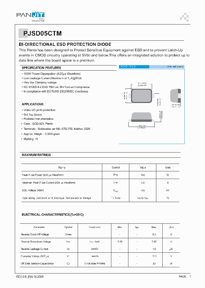 PJSD05CTM_5067921.PDF Datasheet