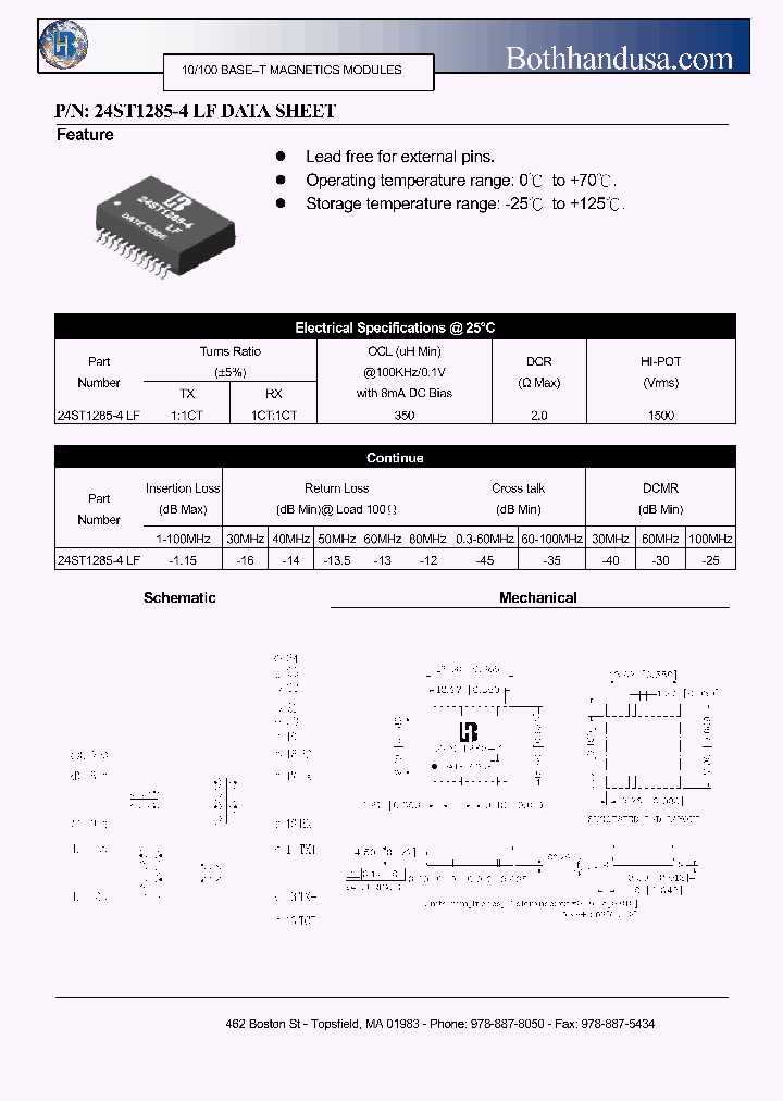 24ST1285-4-LF_5069043.PDF Datasheet