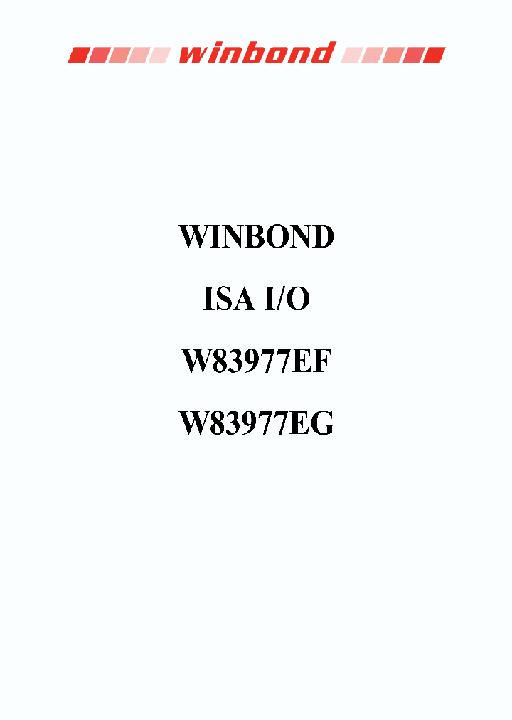 W83977EF_1180.PDF Datasheet