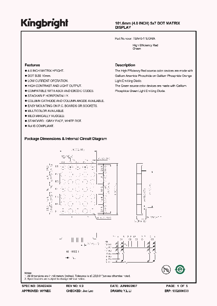 TBA40-11EGWA_6480.PDF Datasheet