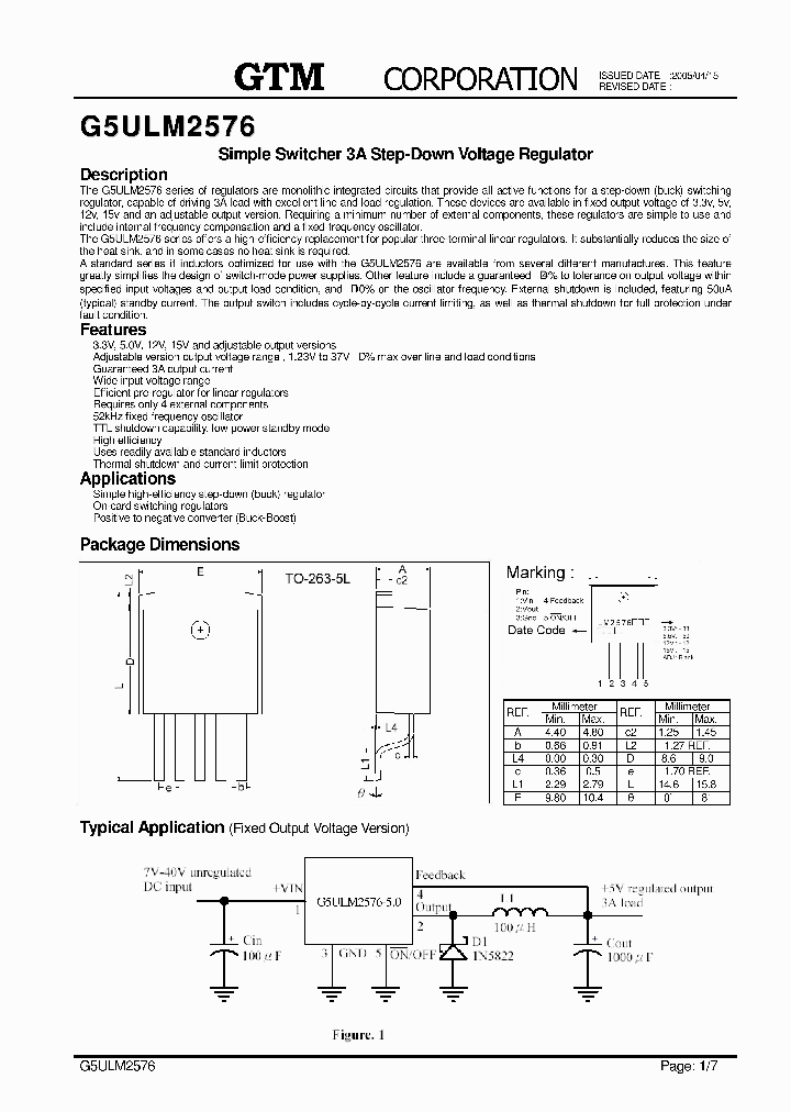 G5ULM2576_11656.PDF Datasheet