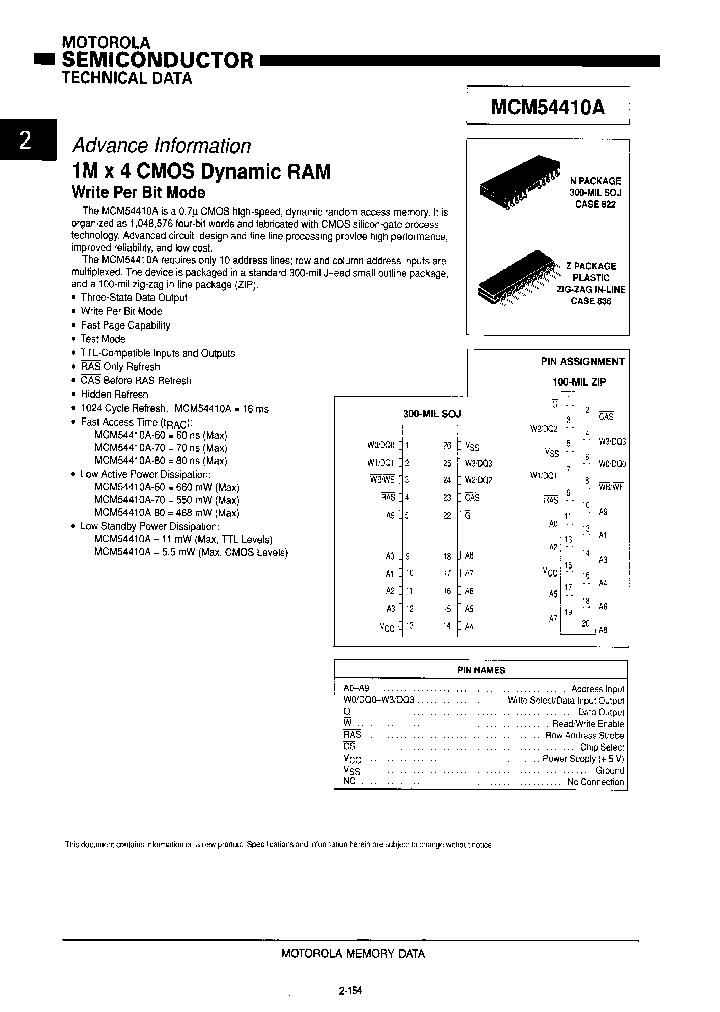 MCM54410AN60_11636.PDF Datasheet