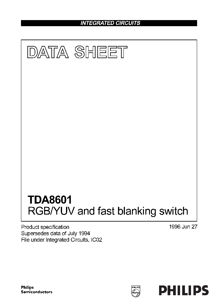 TDA8601_11711.PDF Datasheet