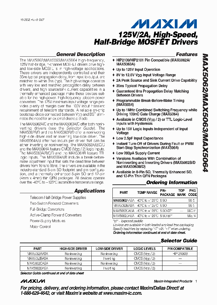 MAX506207_12693.PDF Datasheet