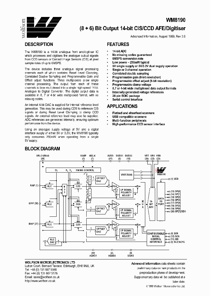 XWM8190CDWV_13103.PDF Datasheet