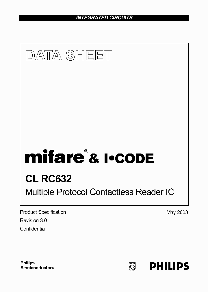 CLRC632_14686.PDF Datasheet