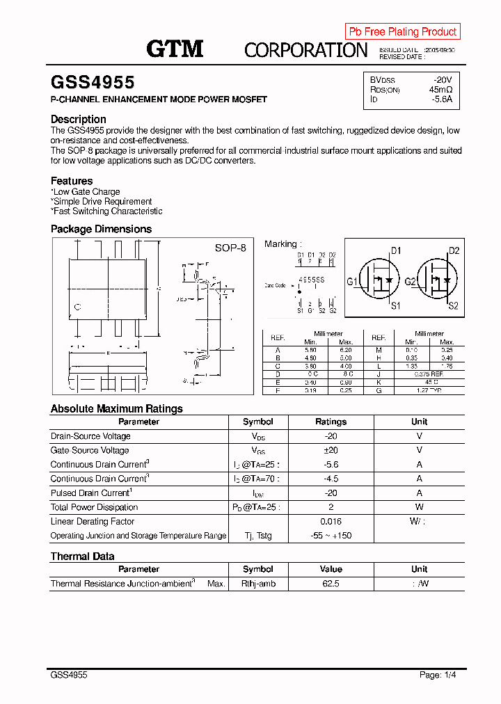 GSS4955_15230.PDF Datasheet