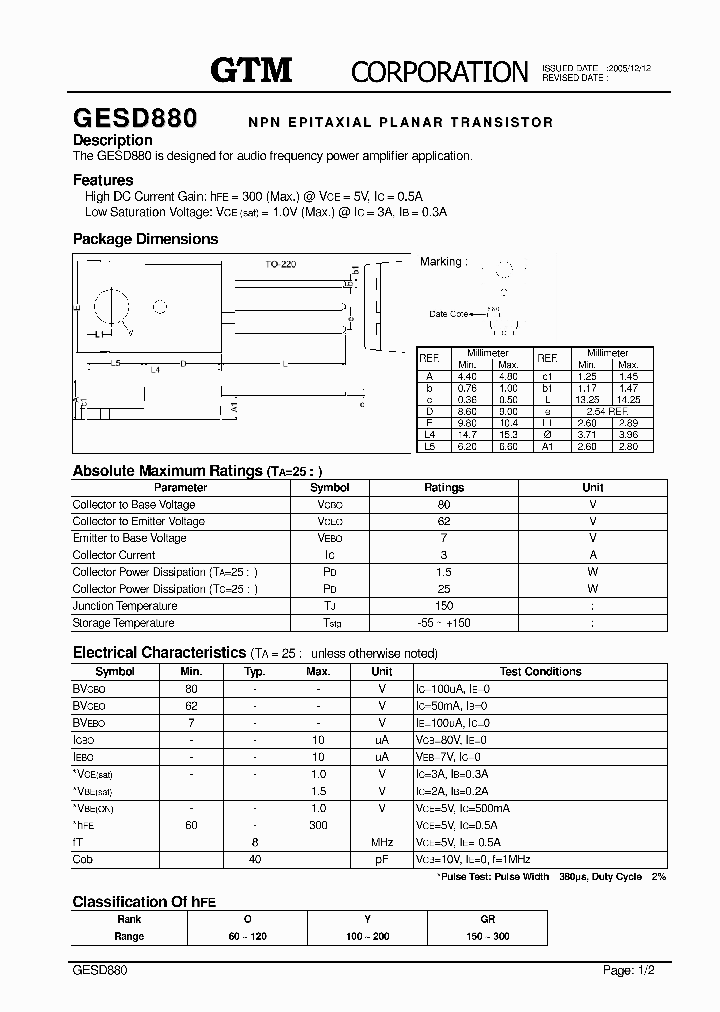 GESD880_15634.PDF Datasheet
