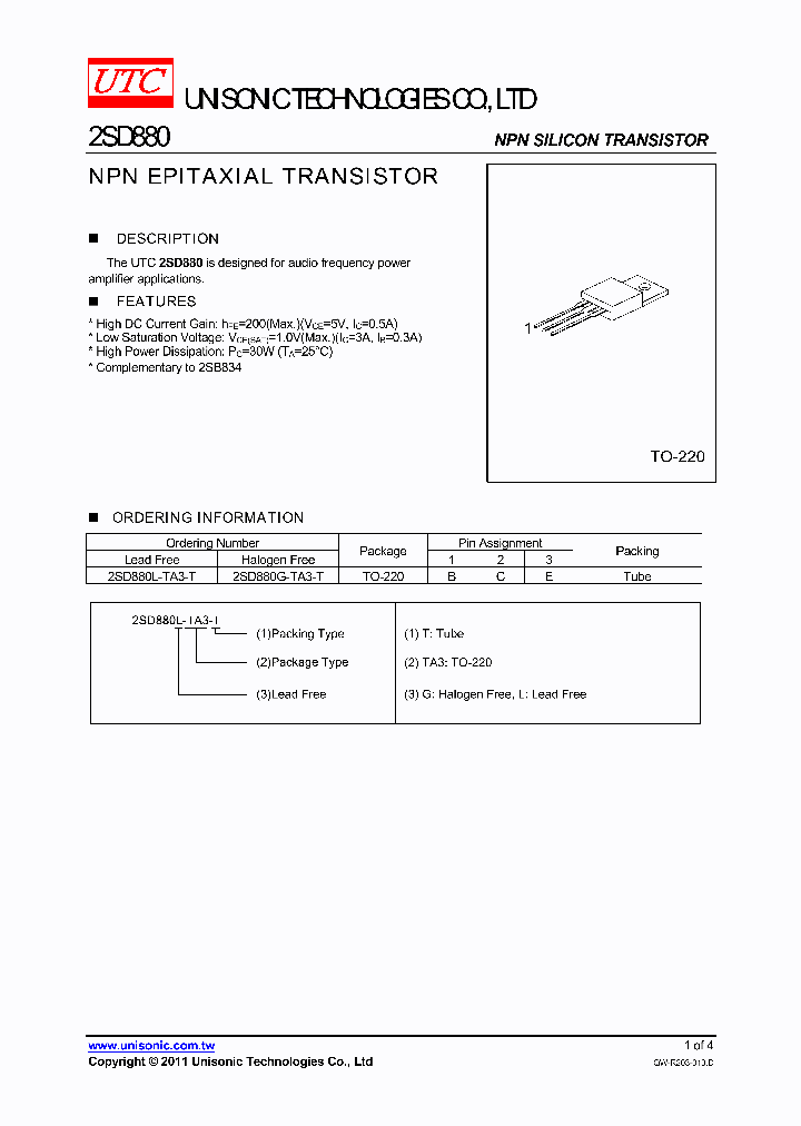 2SD880G-TA3-T_15646.PDF Datasheet