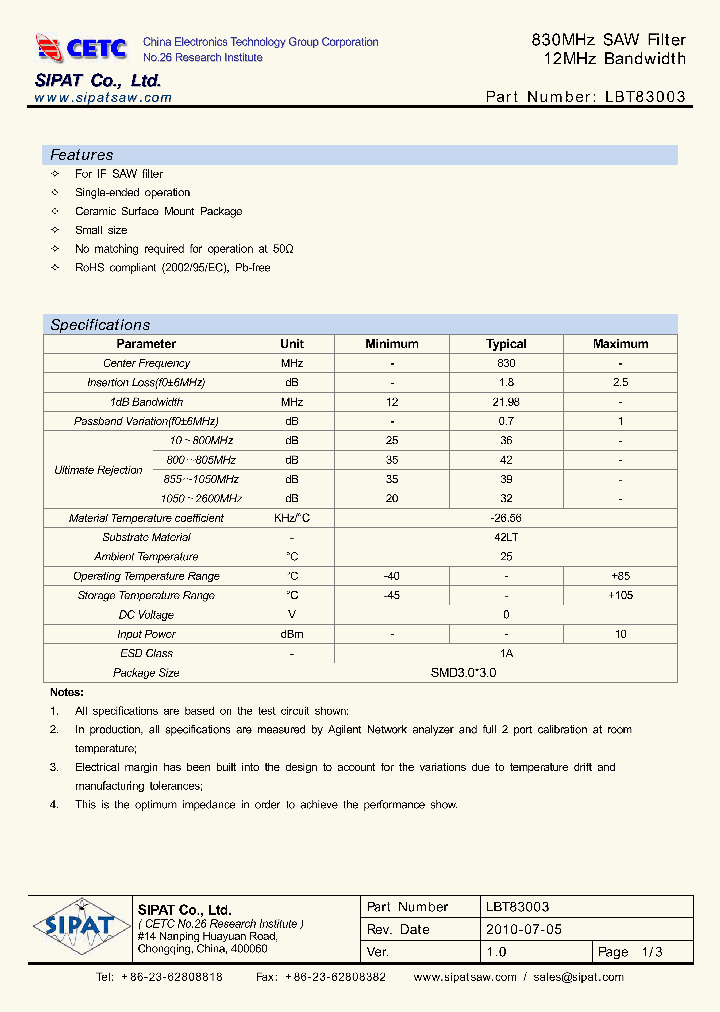 LBT83003_23068.PDF Datasheet