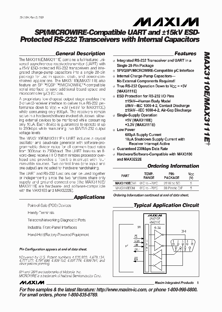 MAX3110E-MAX3111E_24453.PDF Datasheet