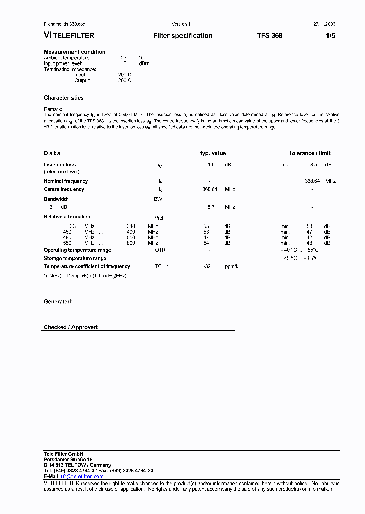 TFS368_27720.PDF Datasheet